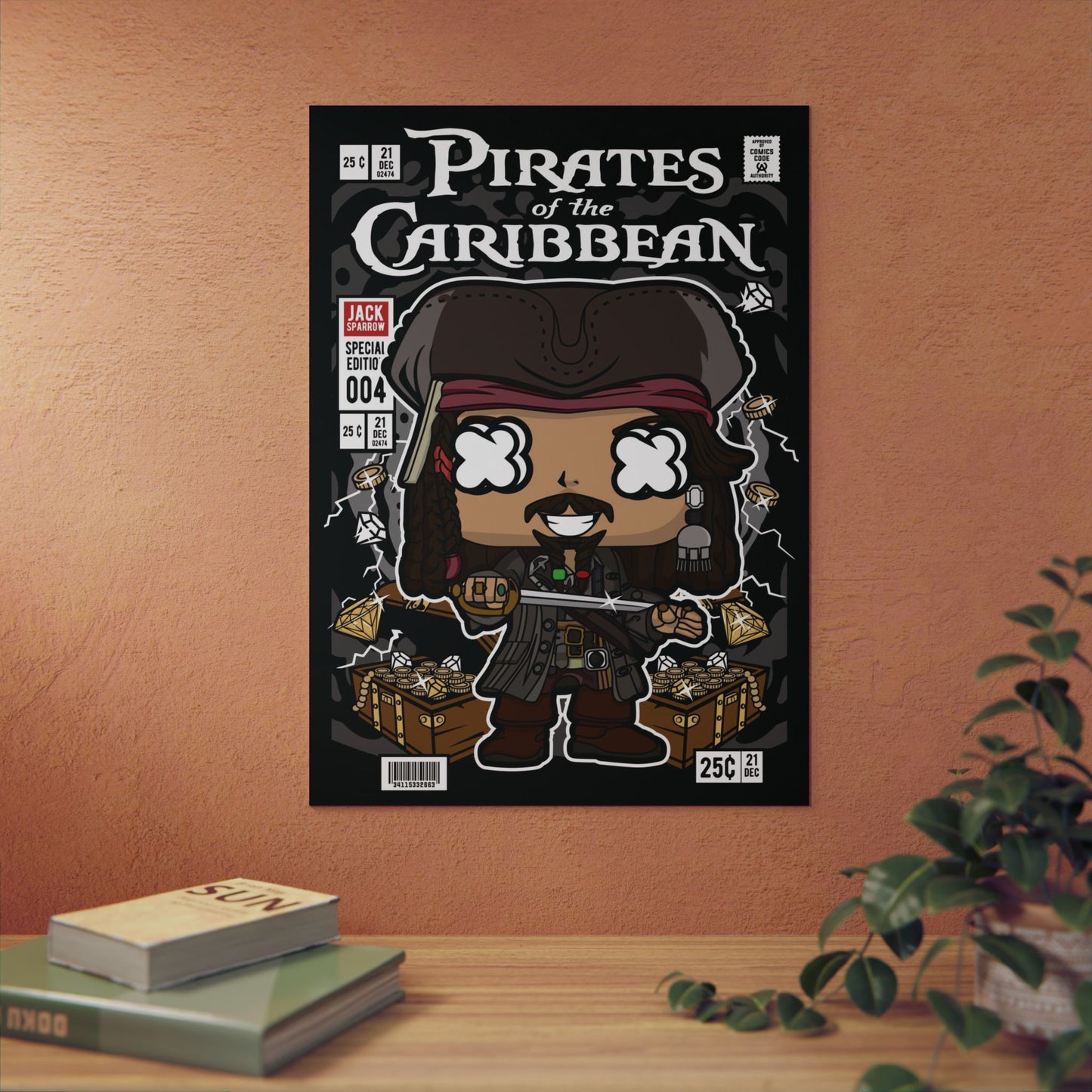 Jack Sparrow Metal Poster