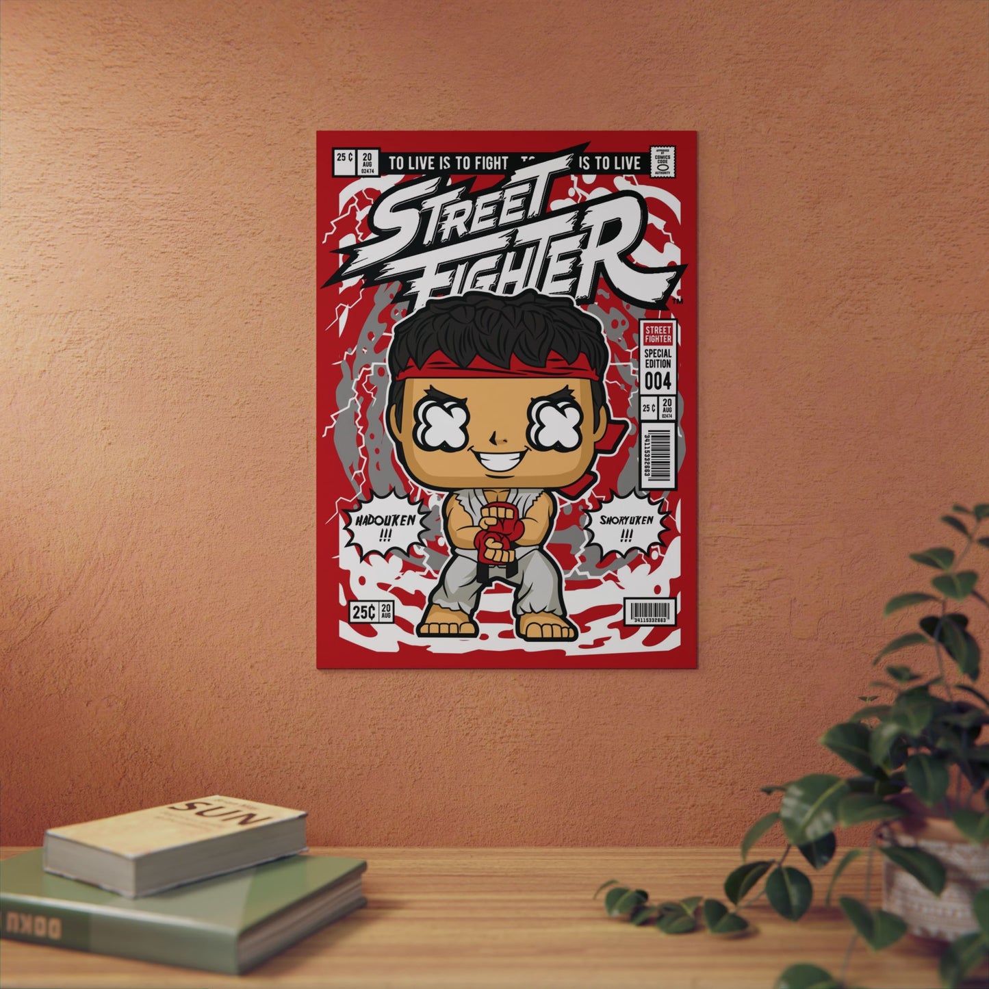 Ryu Metal Poster