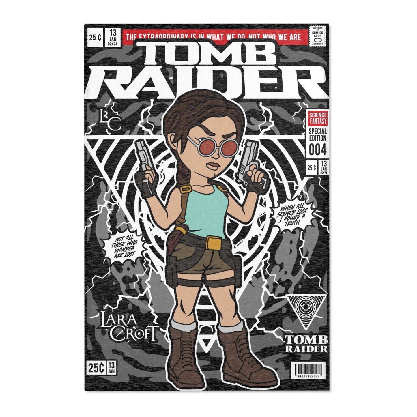 Tomb Raider Rug