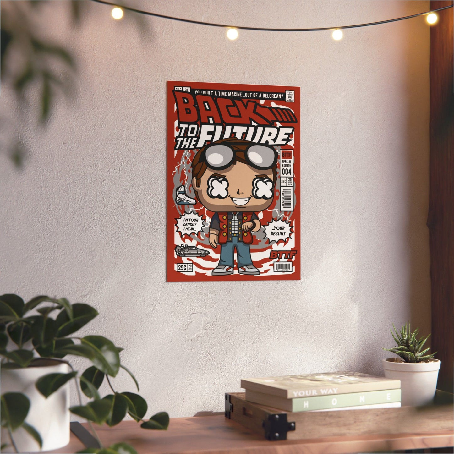 Marty Mcfly Metal Poster