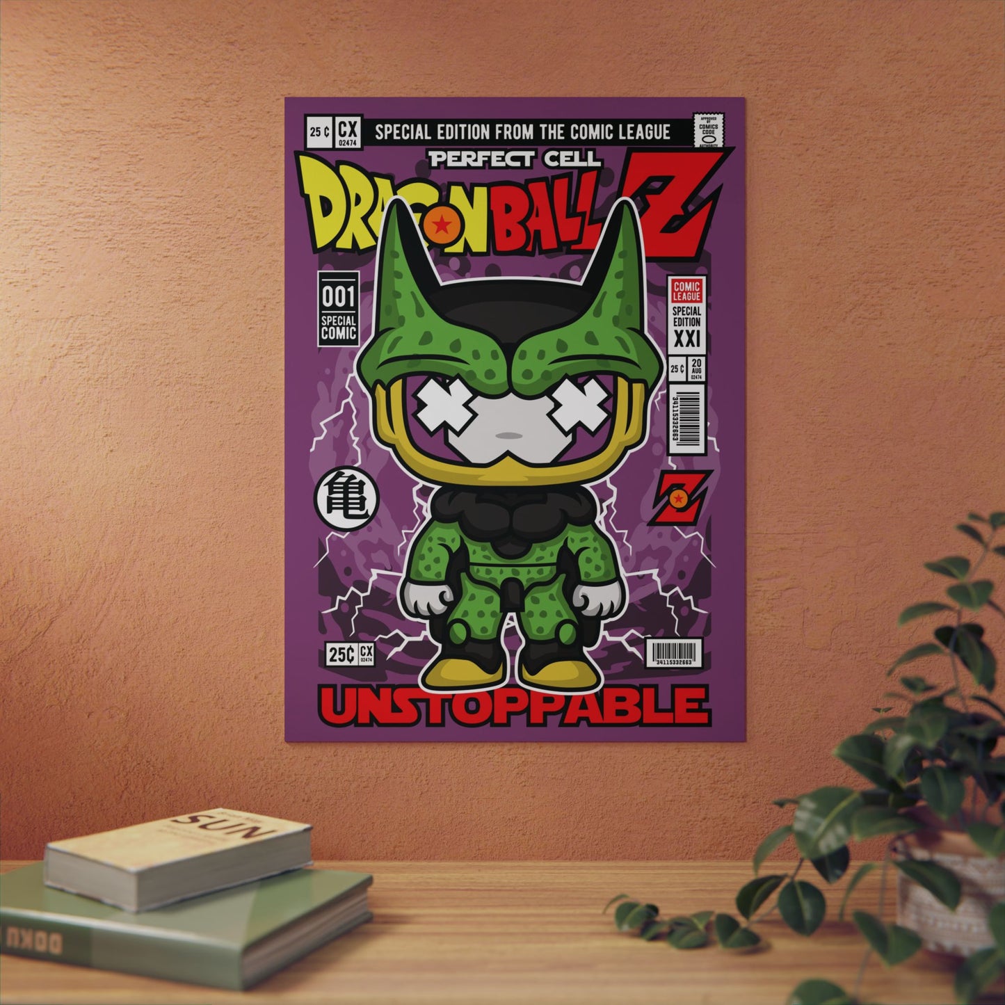 Perfect Cell Metal Poster