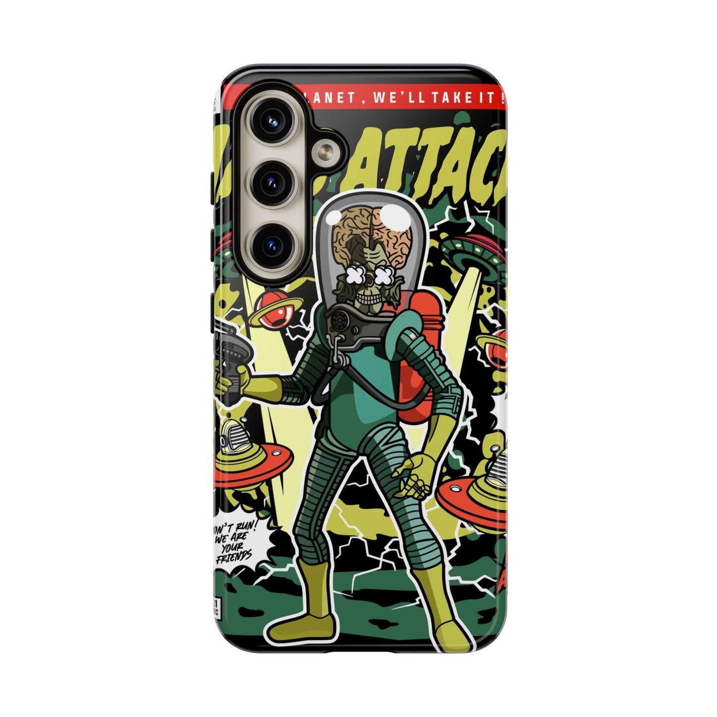 Mars Attack Comic Phone Case