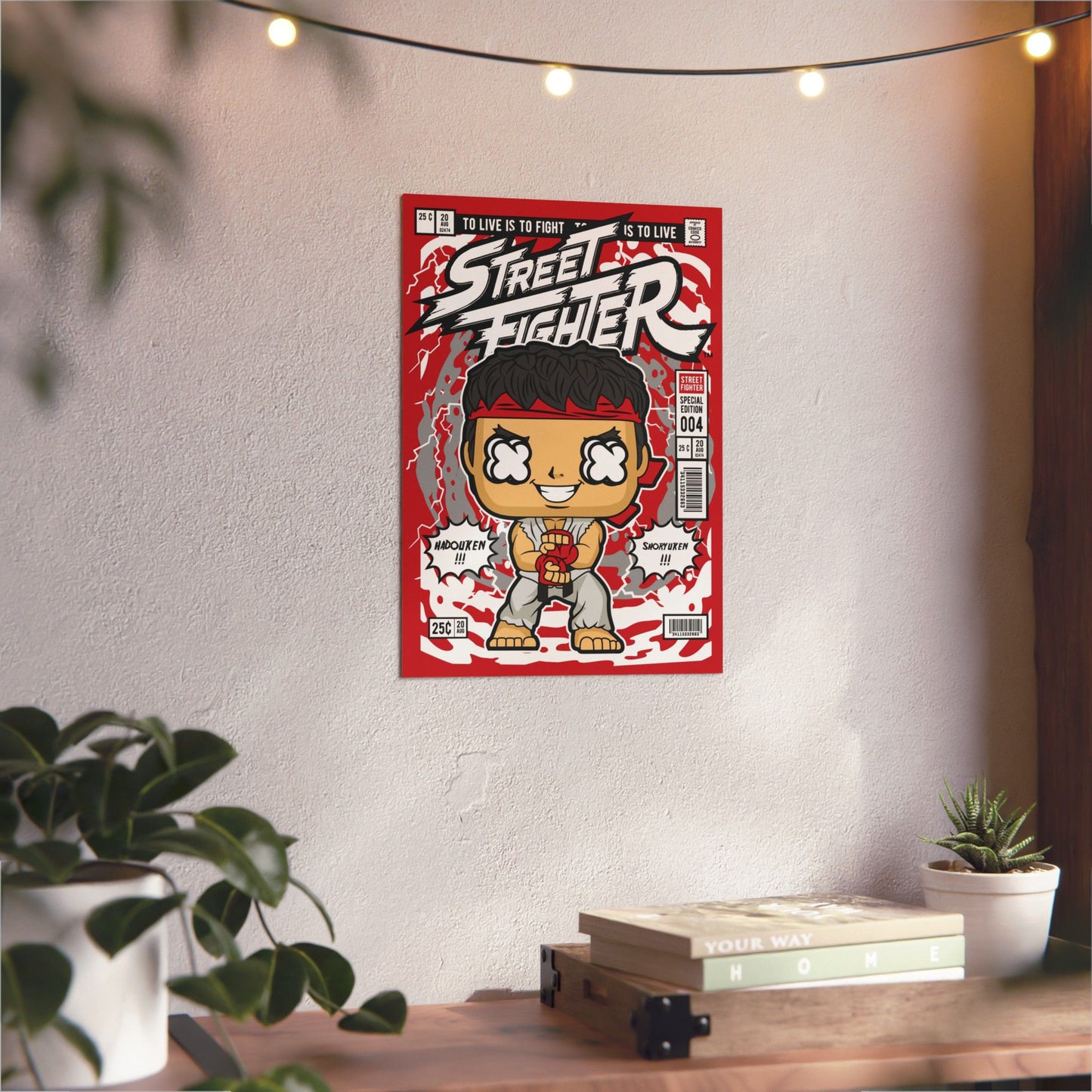 Ryu Metal Poster