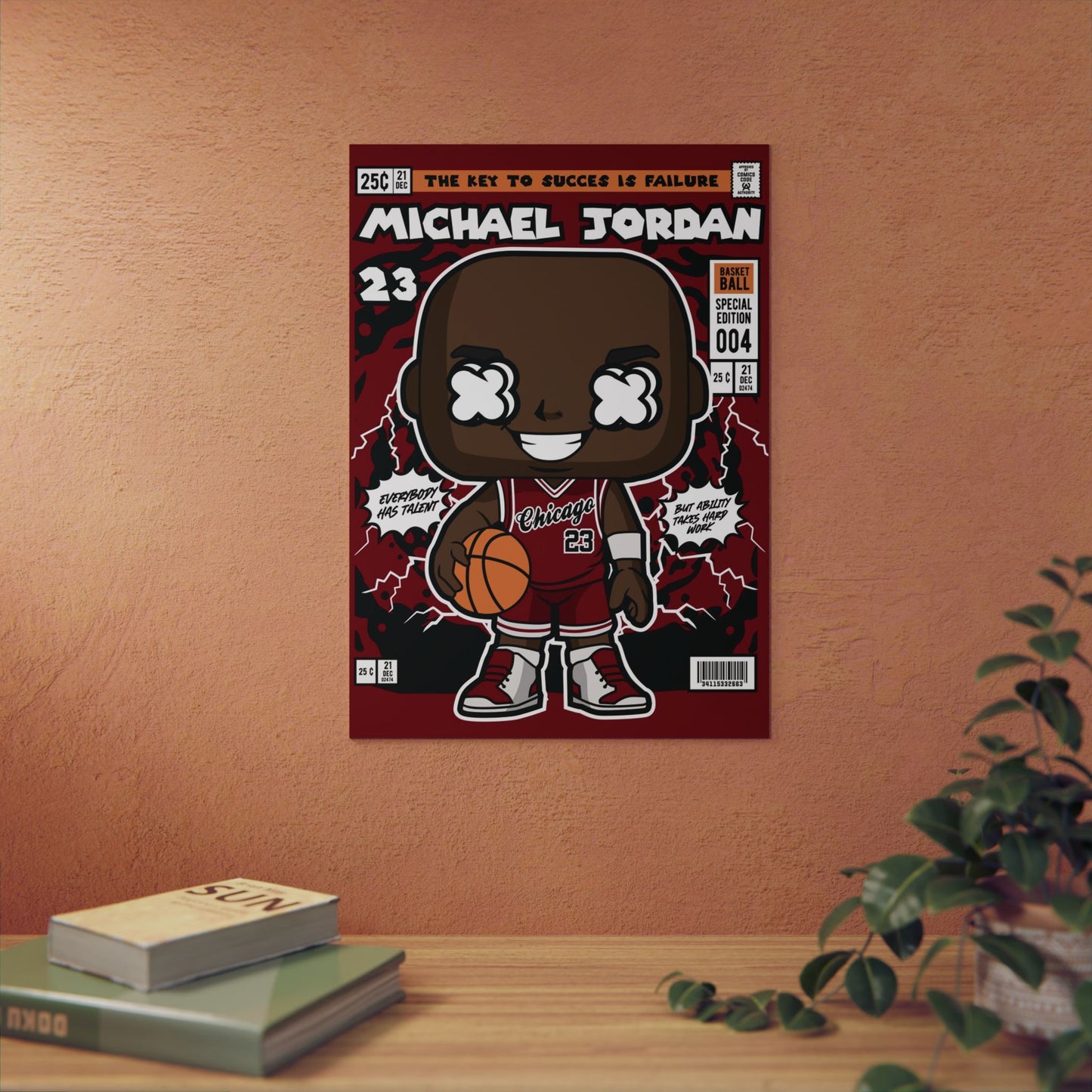 Michael Jordan Metal Poster
