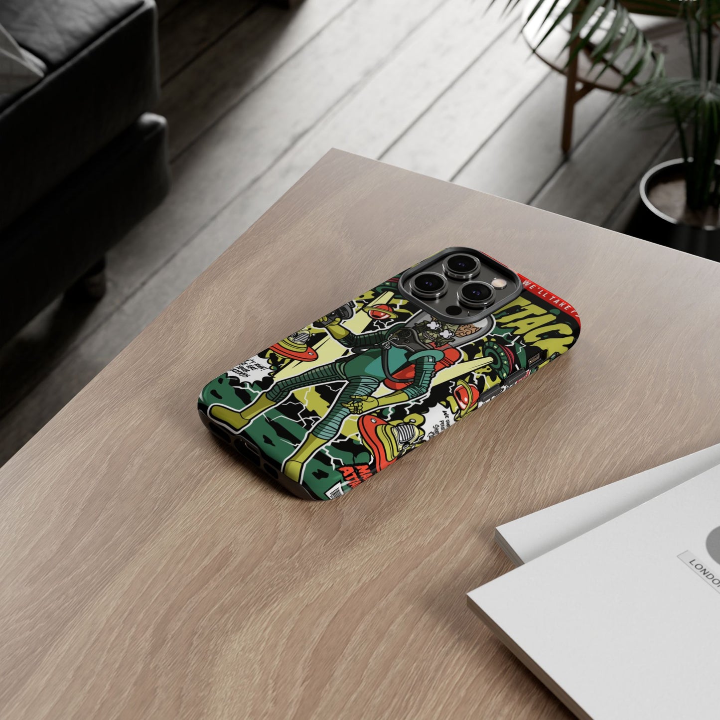 Mars Attack Comic Phone Case
