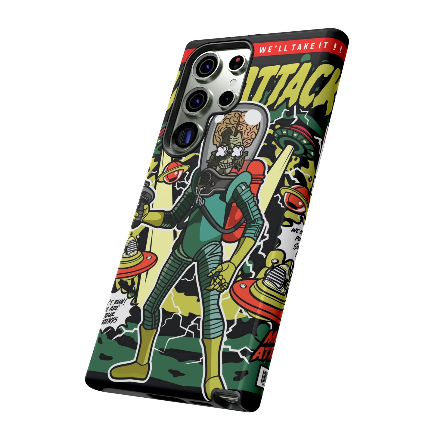 Mars Attack Comic Phone Case