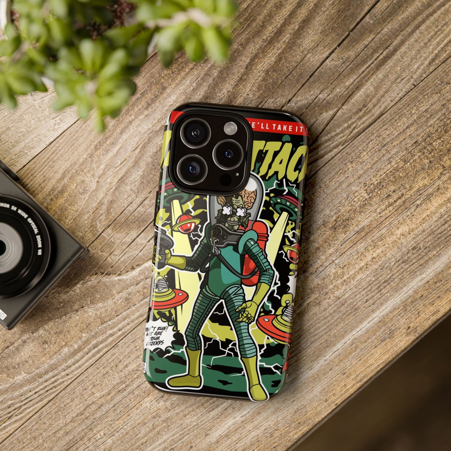 Mars Attack Comic Phone Case