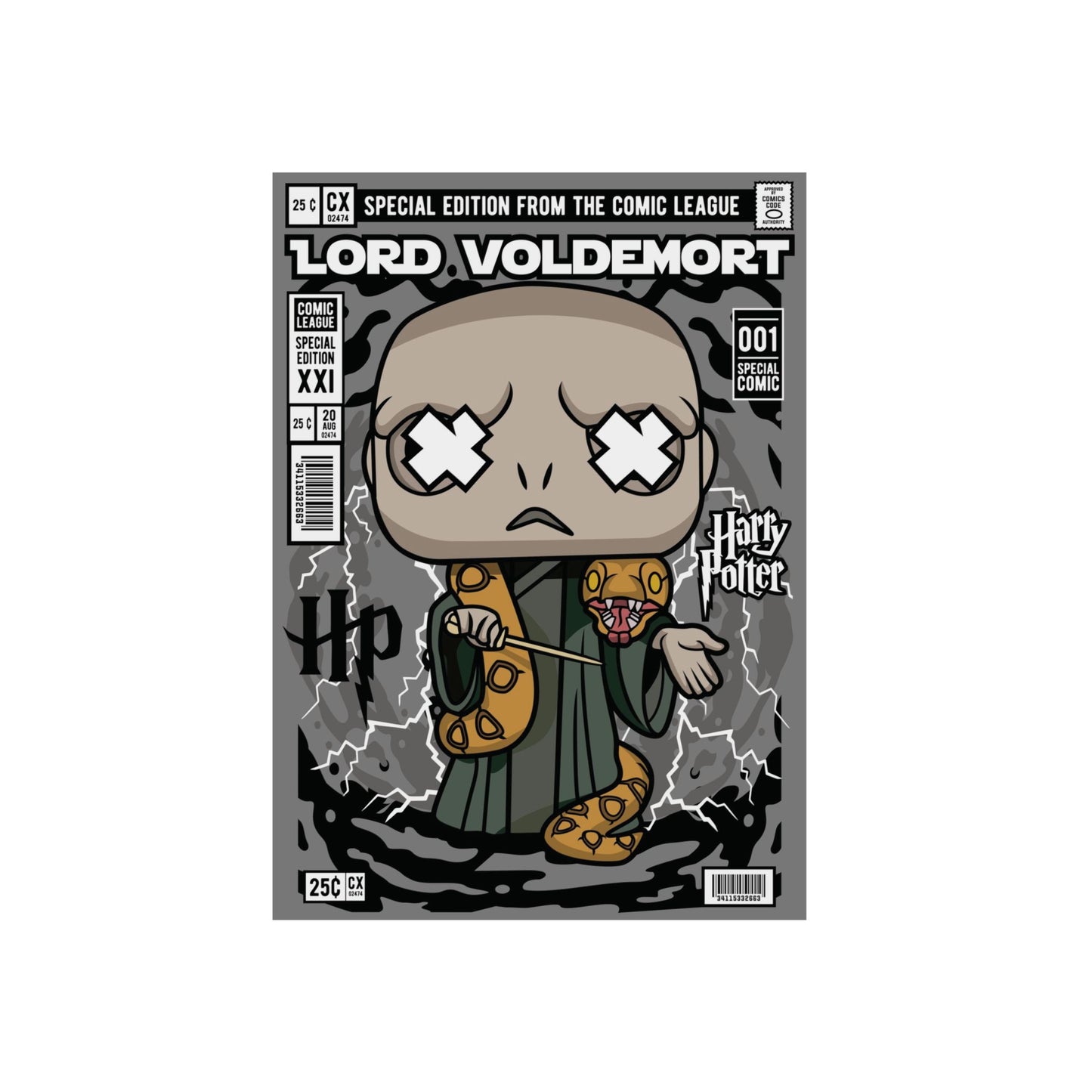 Voldermort Metal Poster
