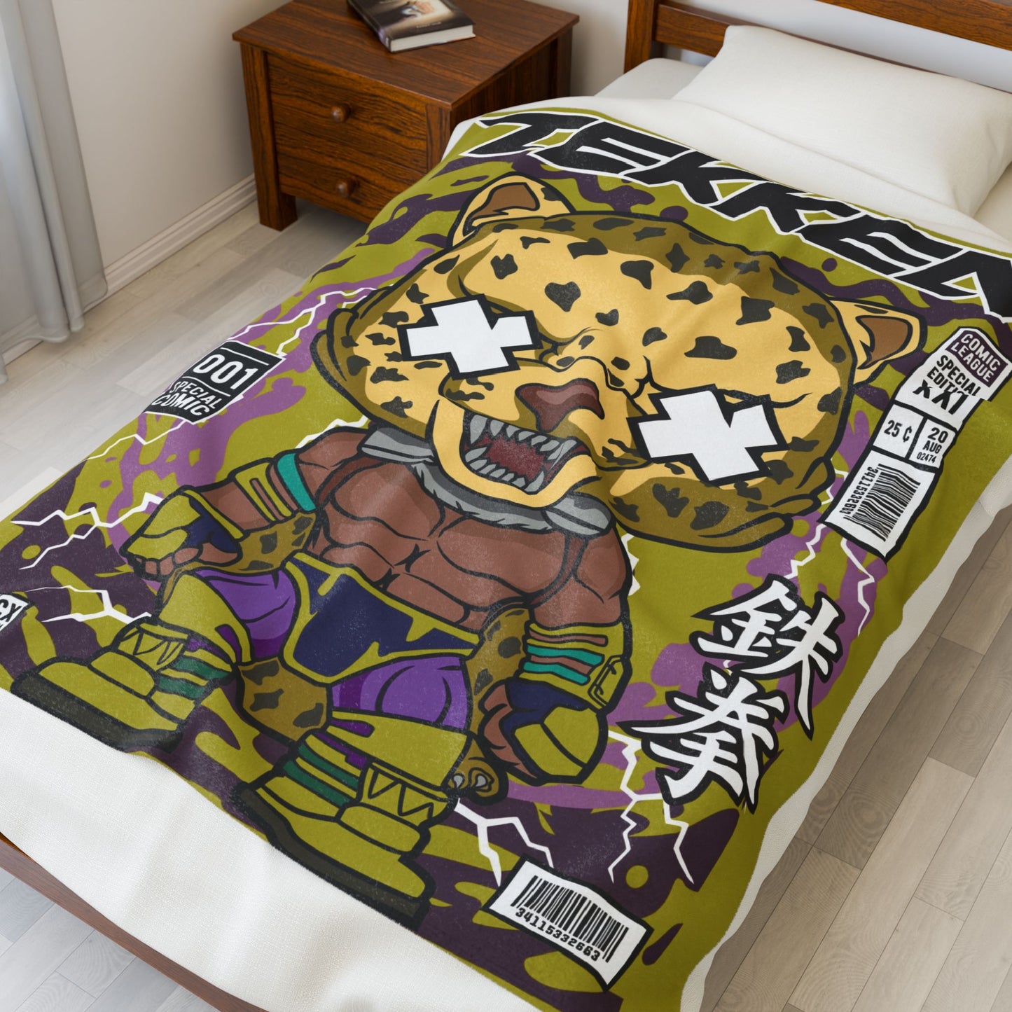 King Tekken Plush Blanket