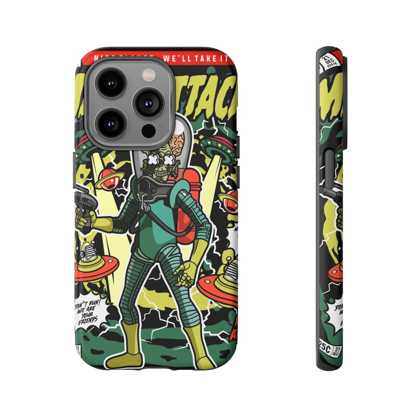 Mars Attack Comic Phone Case