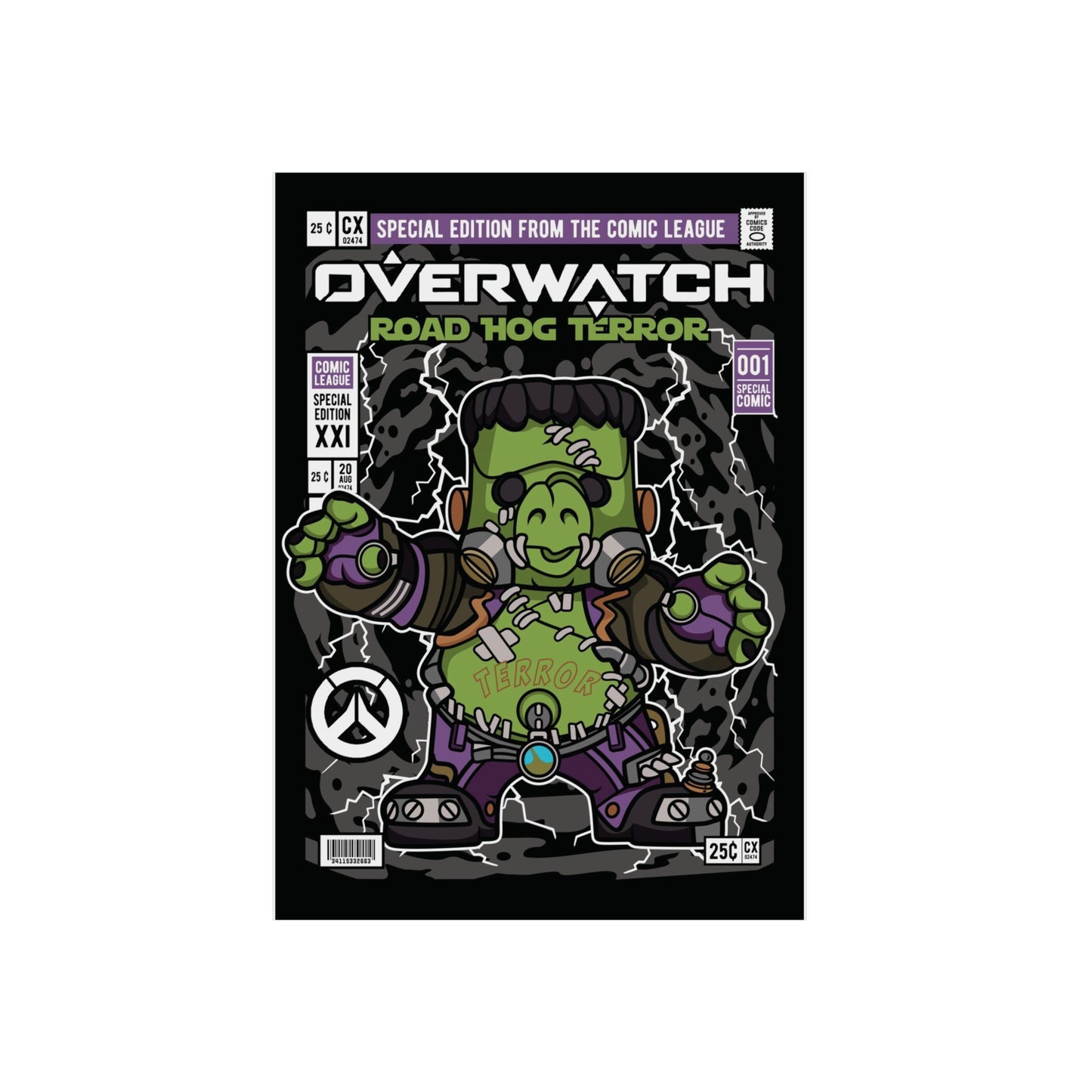 Road Hog Terror Metal Poster