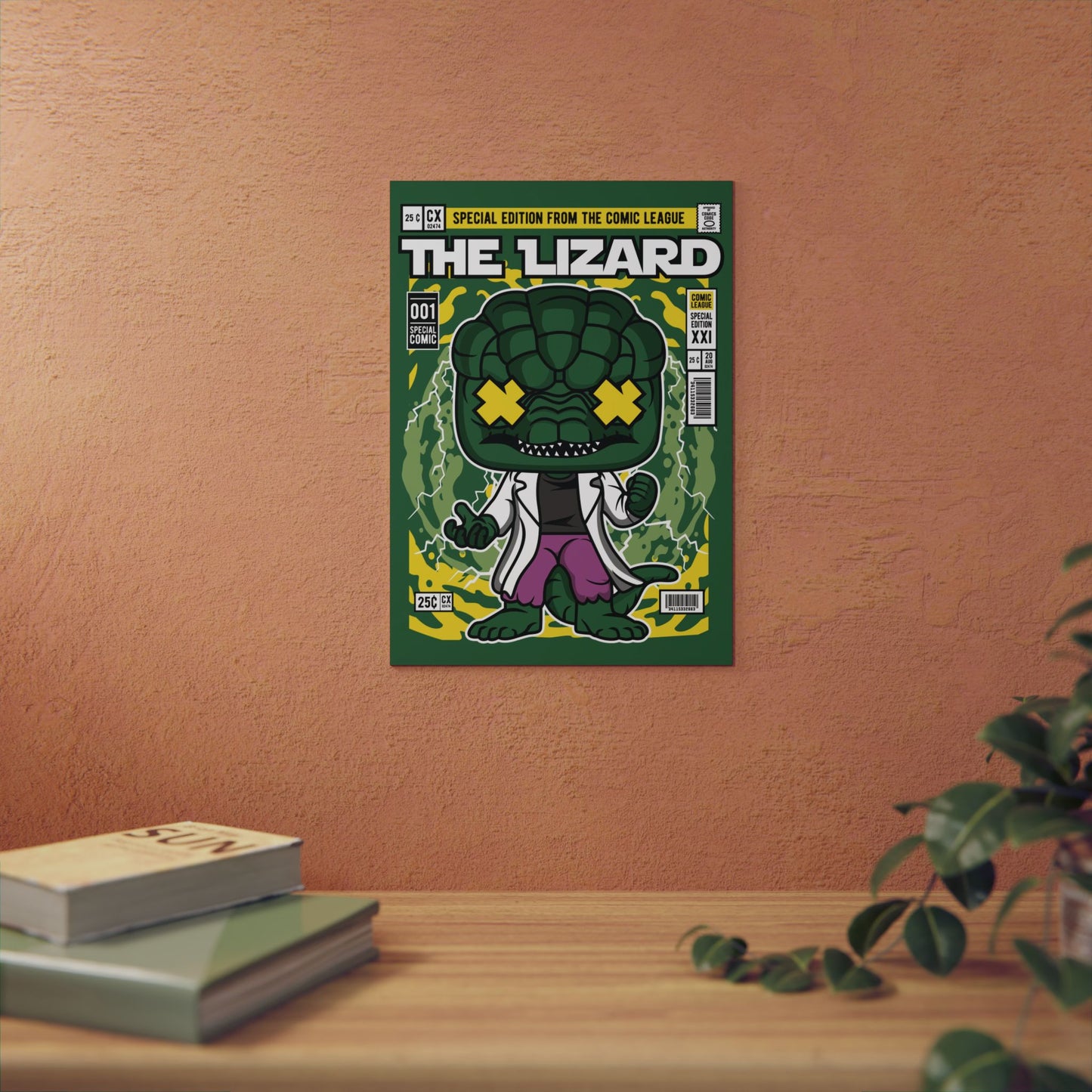 The Lizard Metal Poster