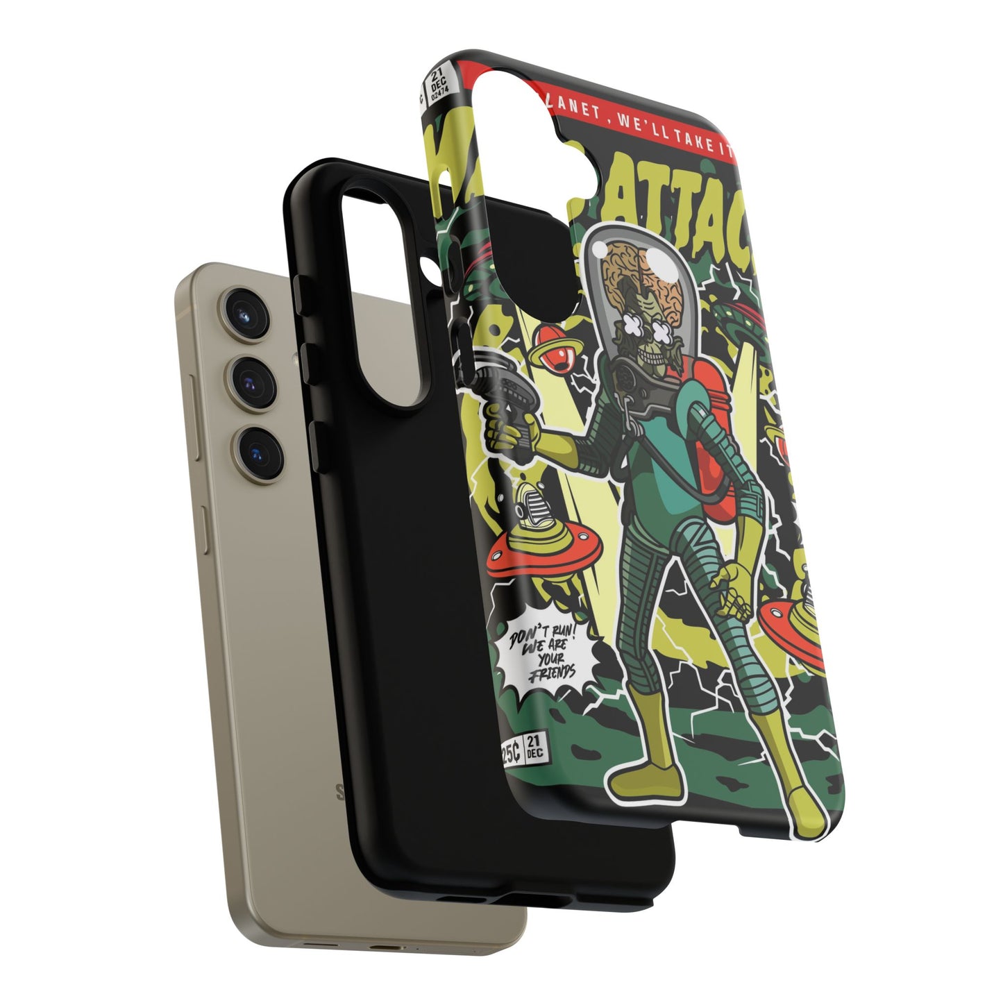 Mars Attack Comic Phone Case