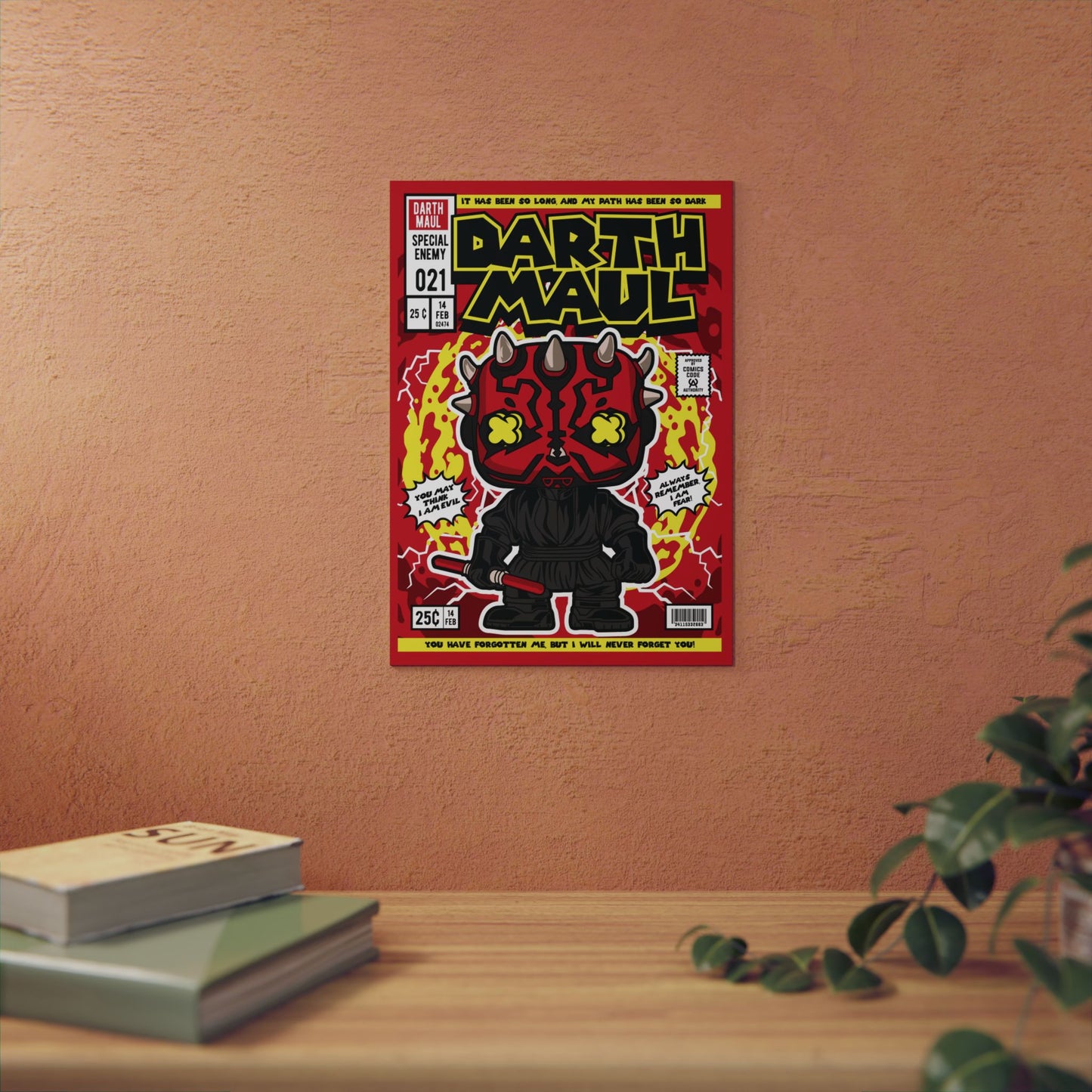 Darth Maul Metal Poster