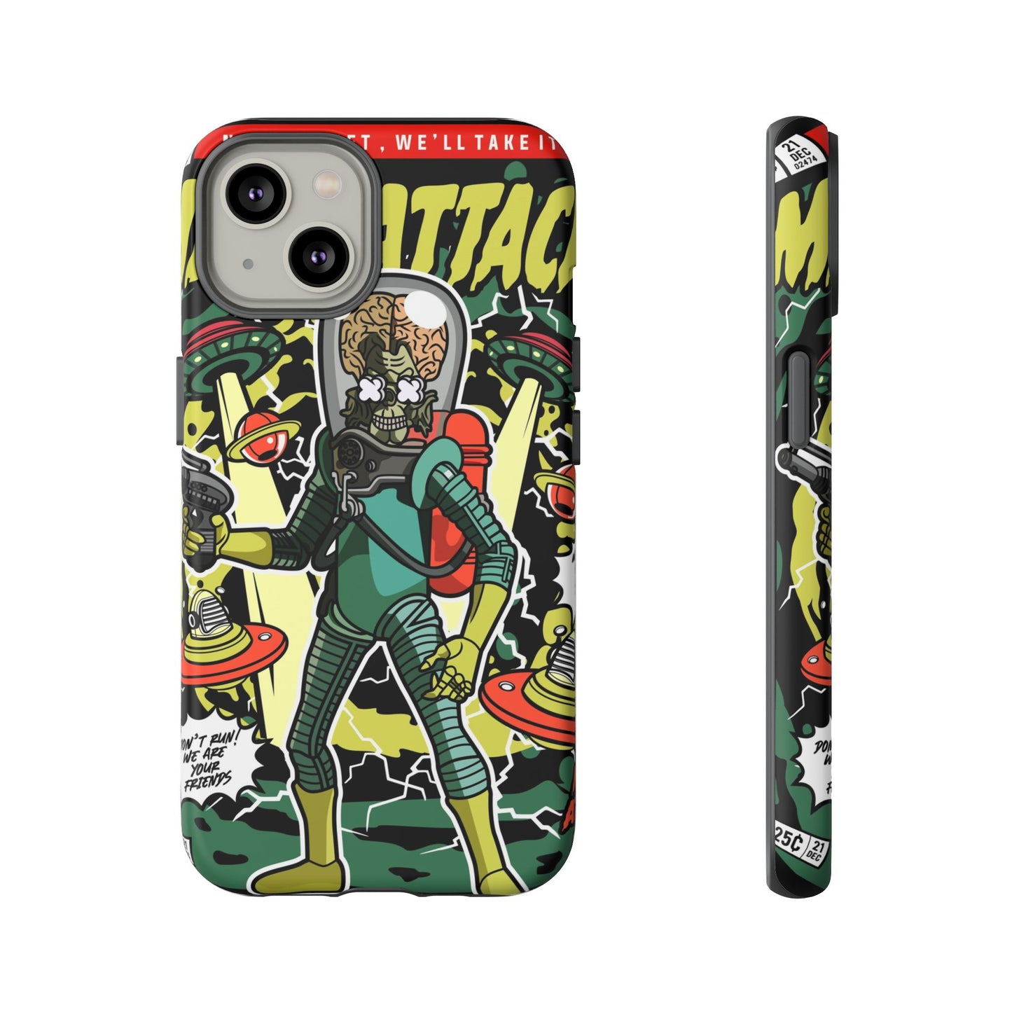 Mars Attack Comic Phone Case