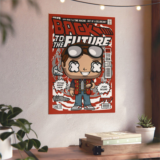 Marty Mcfly Metal Poster