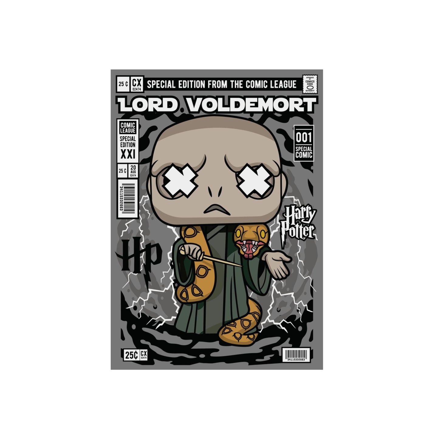 Voldermort Metal Poster
