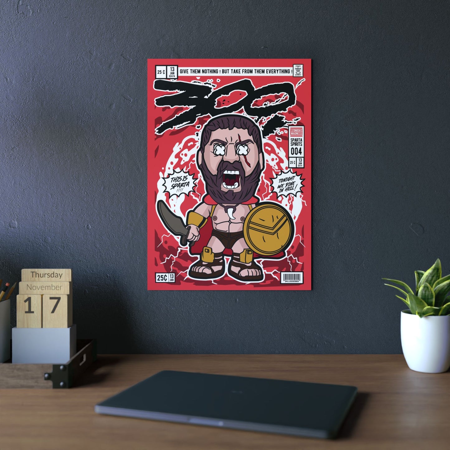 300 Metal Poster