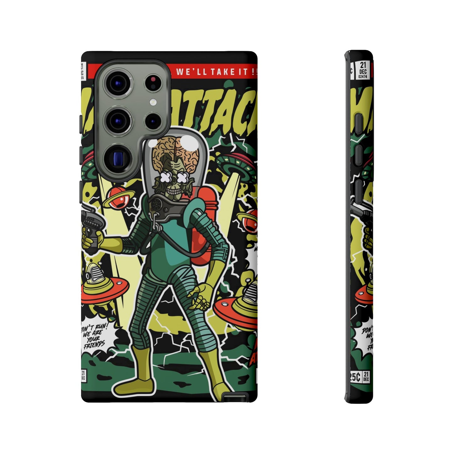 Mars Attack Comic Phone Case