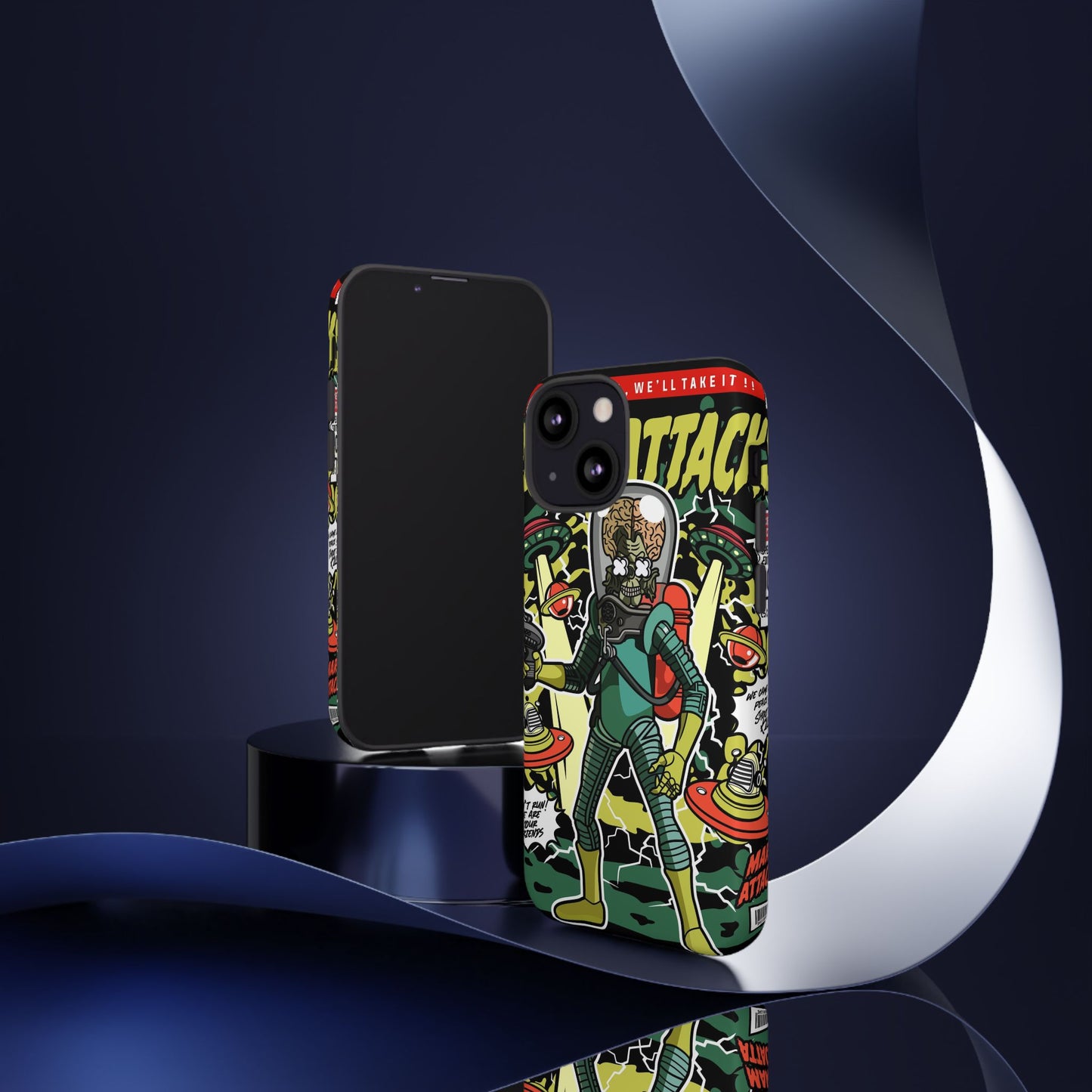 Mars Attack Comic Phone Case