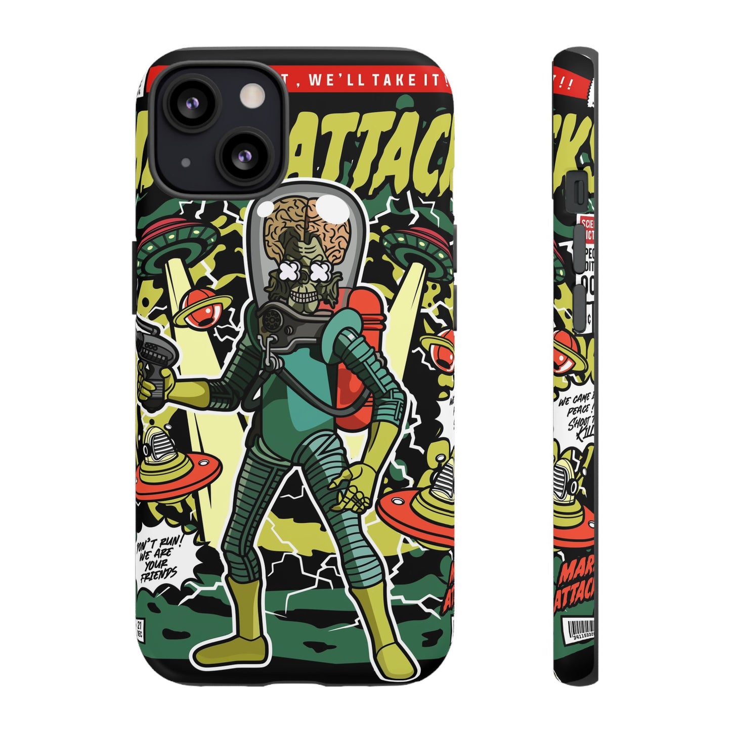 Mars Attack Comic Phone Case