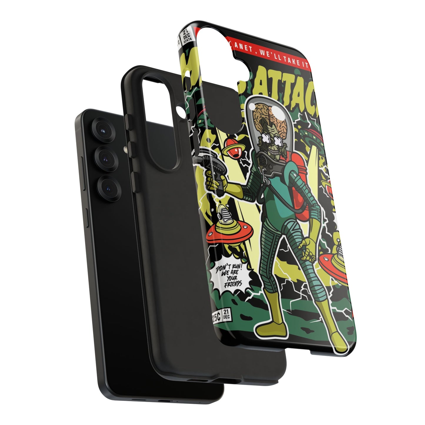 Mars Attack Comic Phone Case