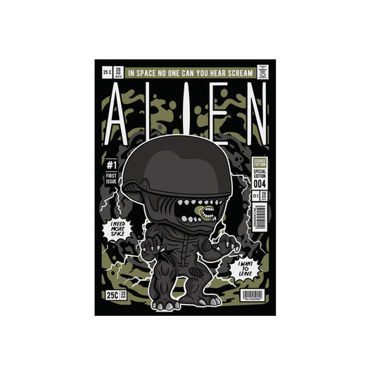 Alien Metal Poster