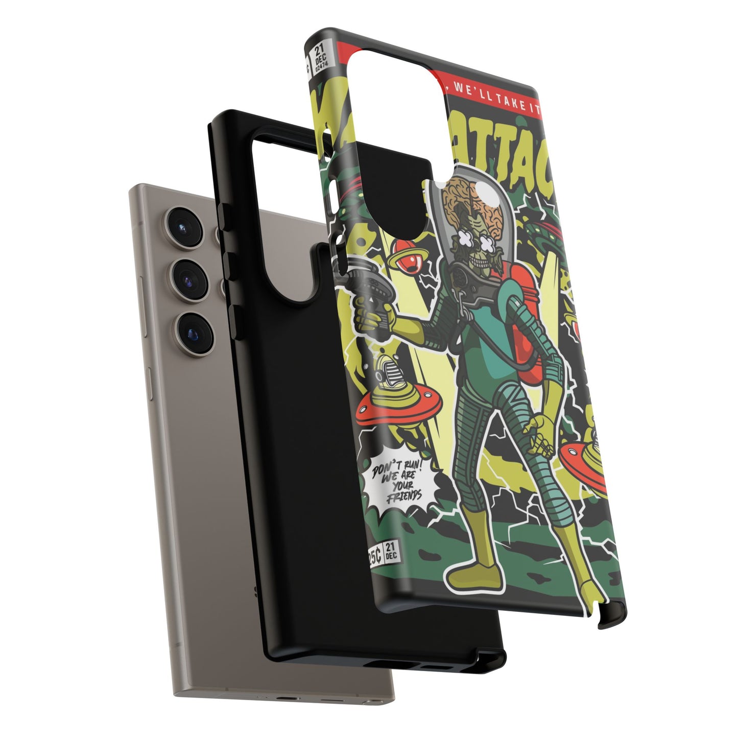 Mars Attack Comic Phone Case