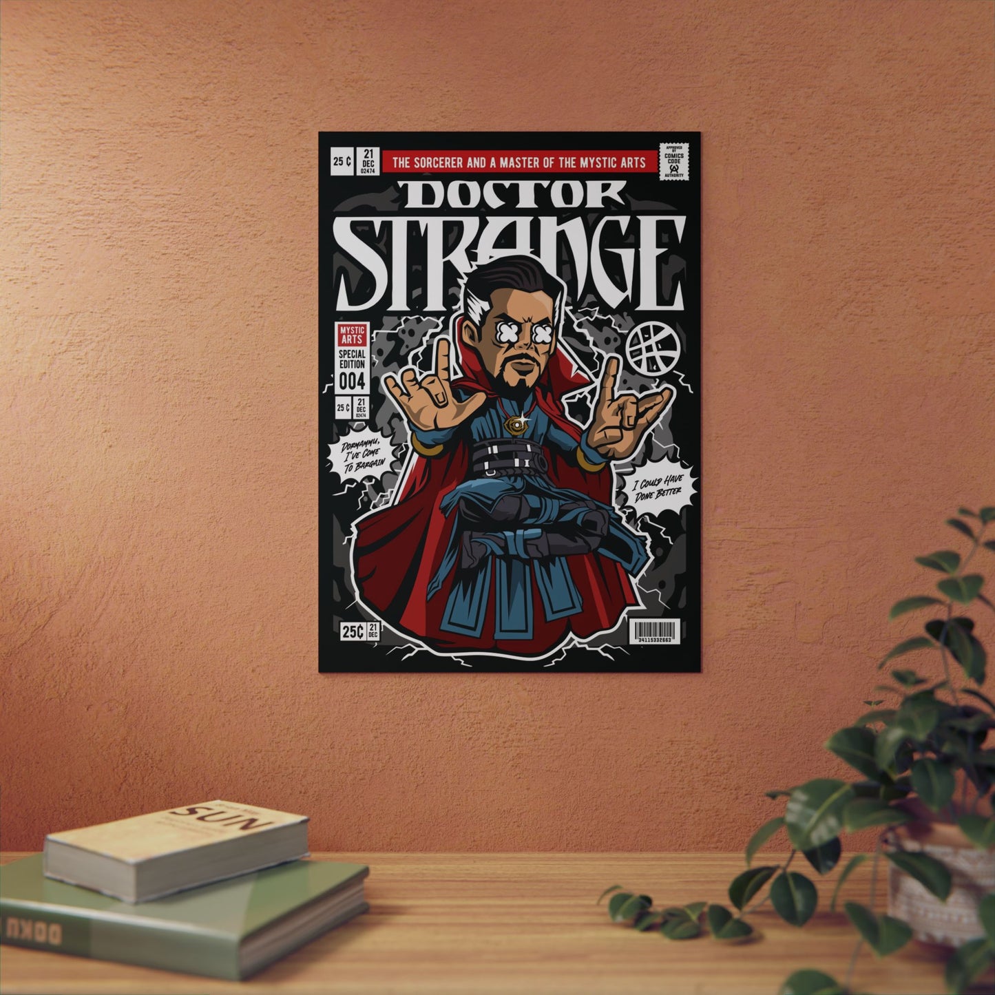 Dr Strange Metal Poster