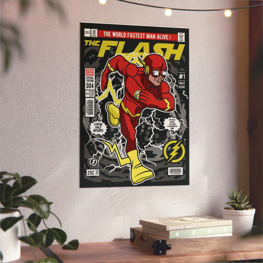 The Flash Metal Poster