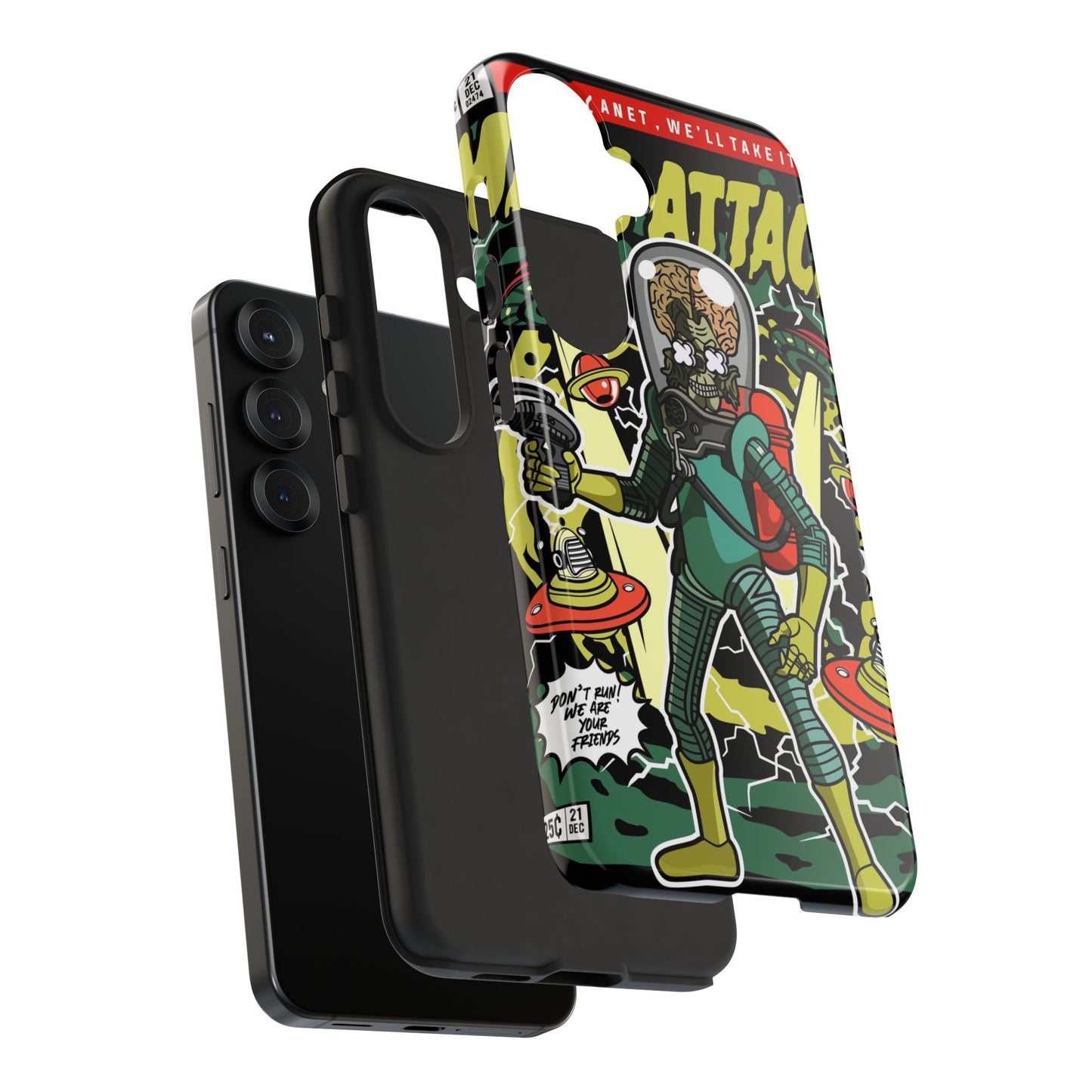 Mars Attack Comic Phone Case