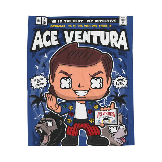 Ace Ventura Plush Blanket