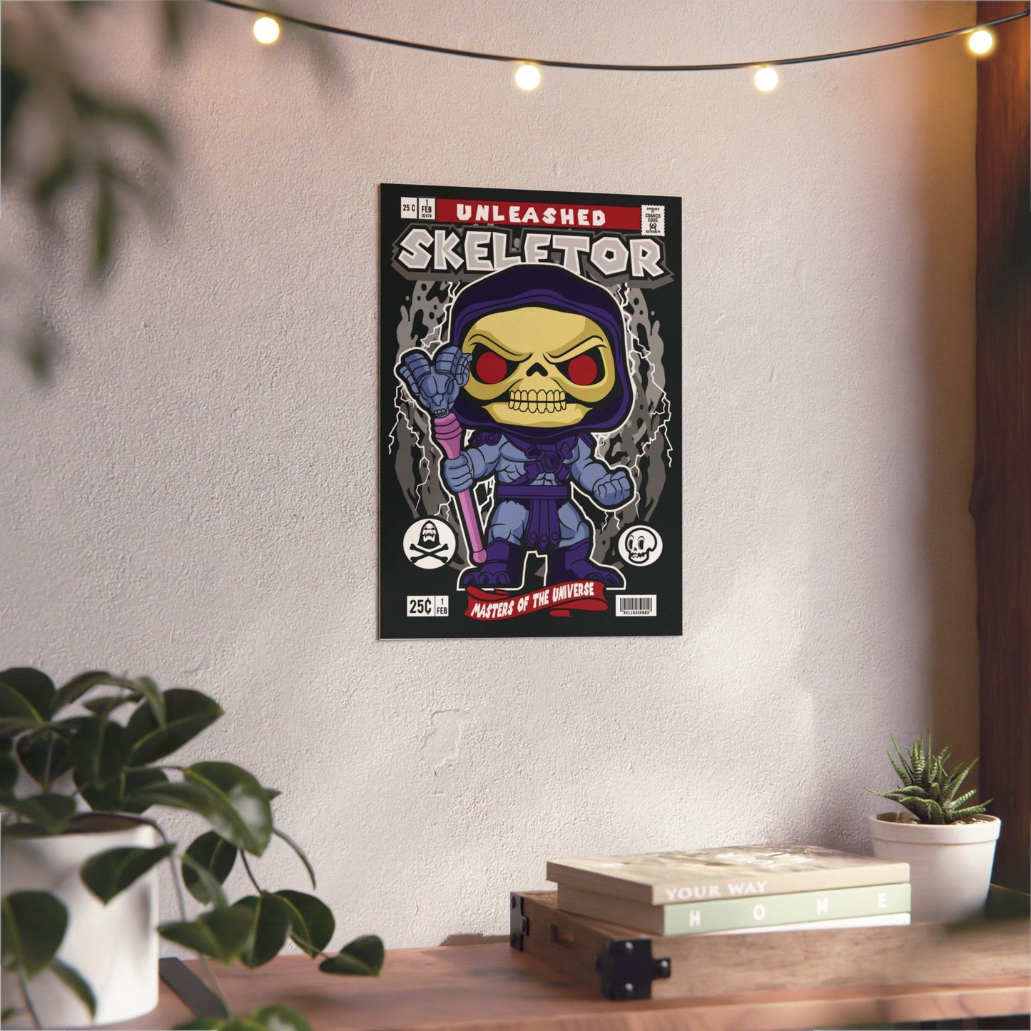 Skeletor Metal Poster