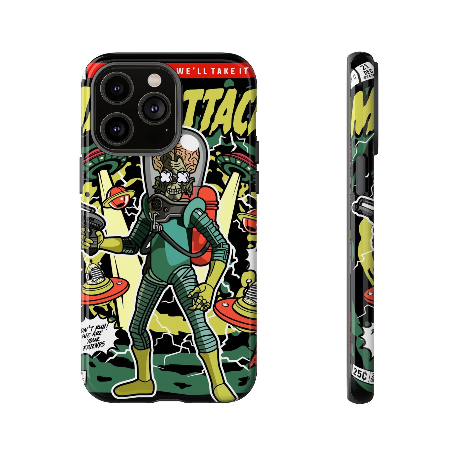 Mars Attack Comic Phone Case