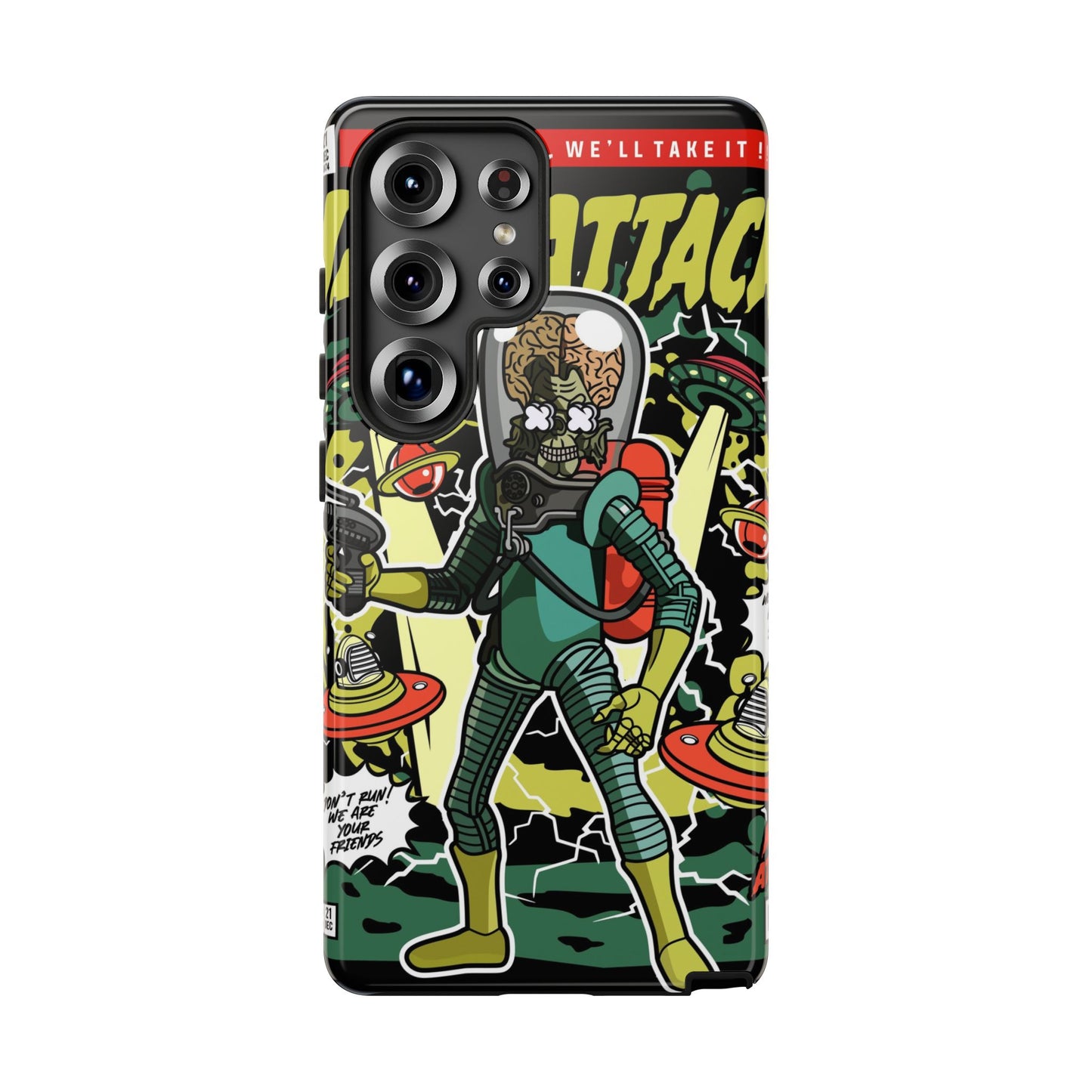 Mars Attack Comic Phone Case
