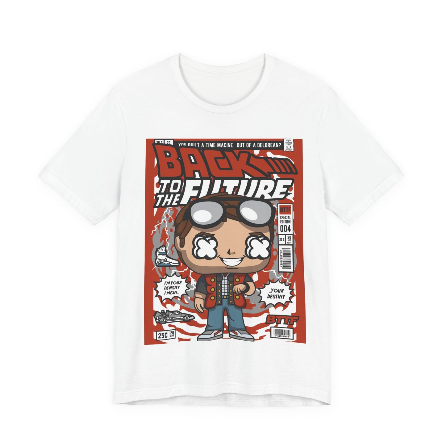 Marty Mcfly Comic T Shirt