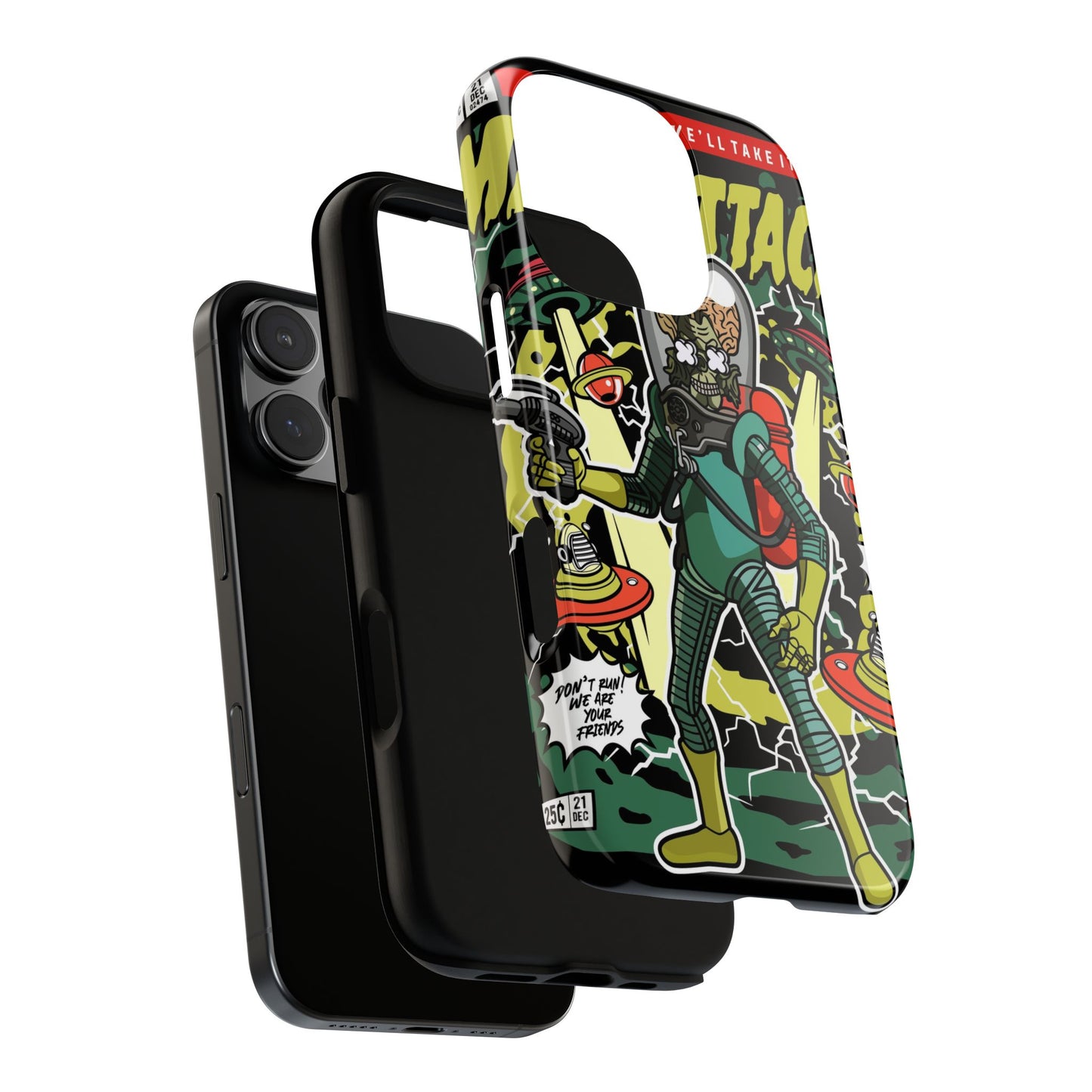 Mars Attack Comic Phone Case