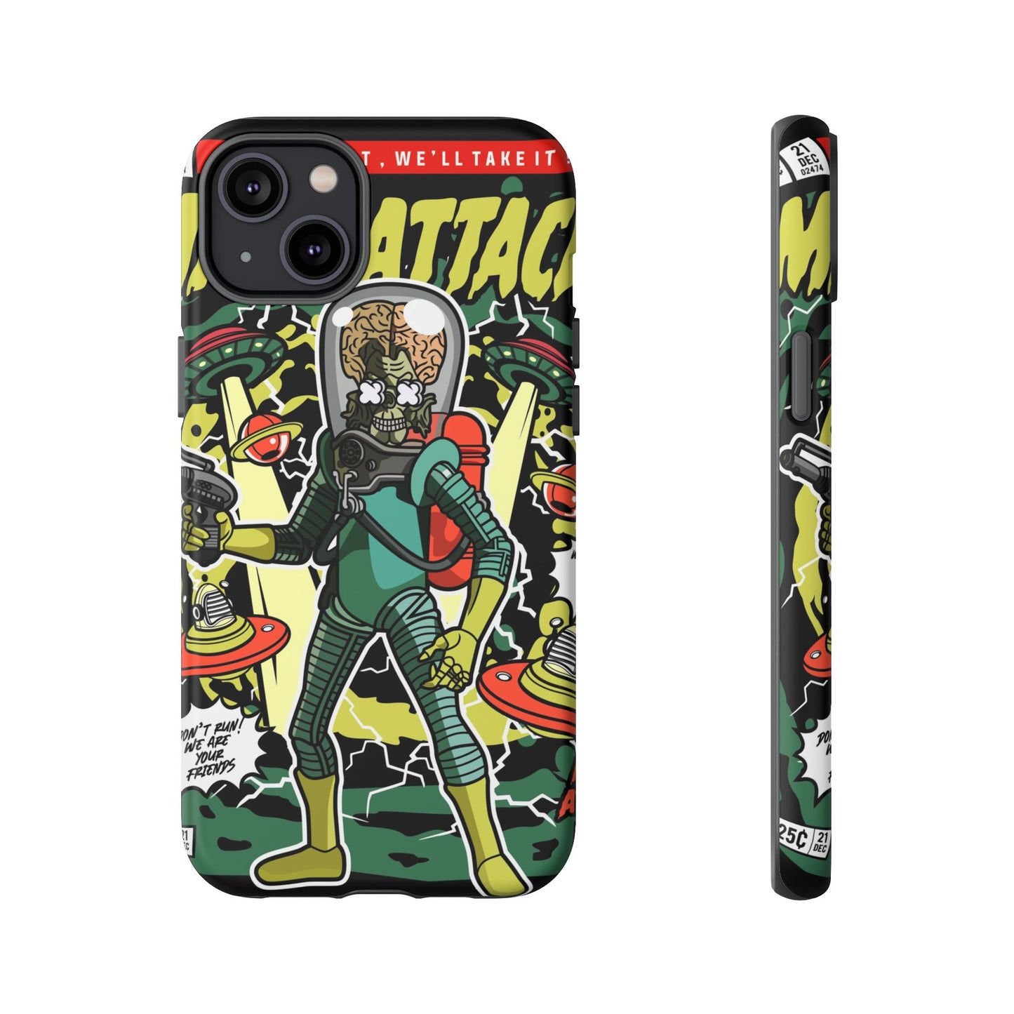 Mars Attack Comic Phone Case