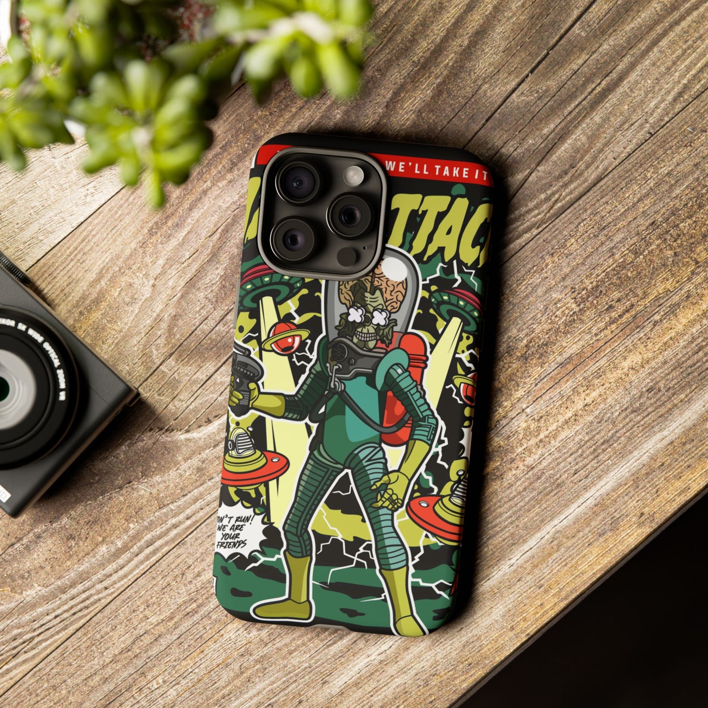 Mars Attack Comic Phone Case