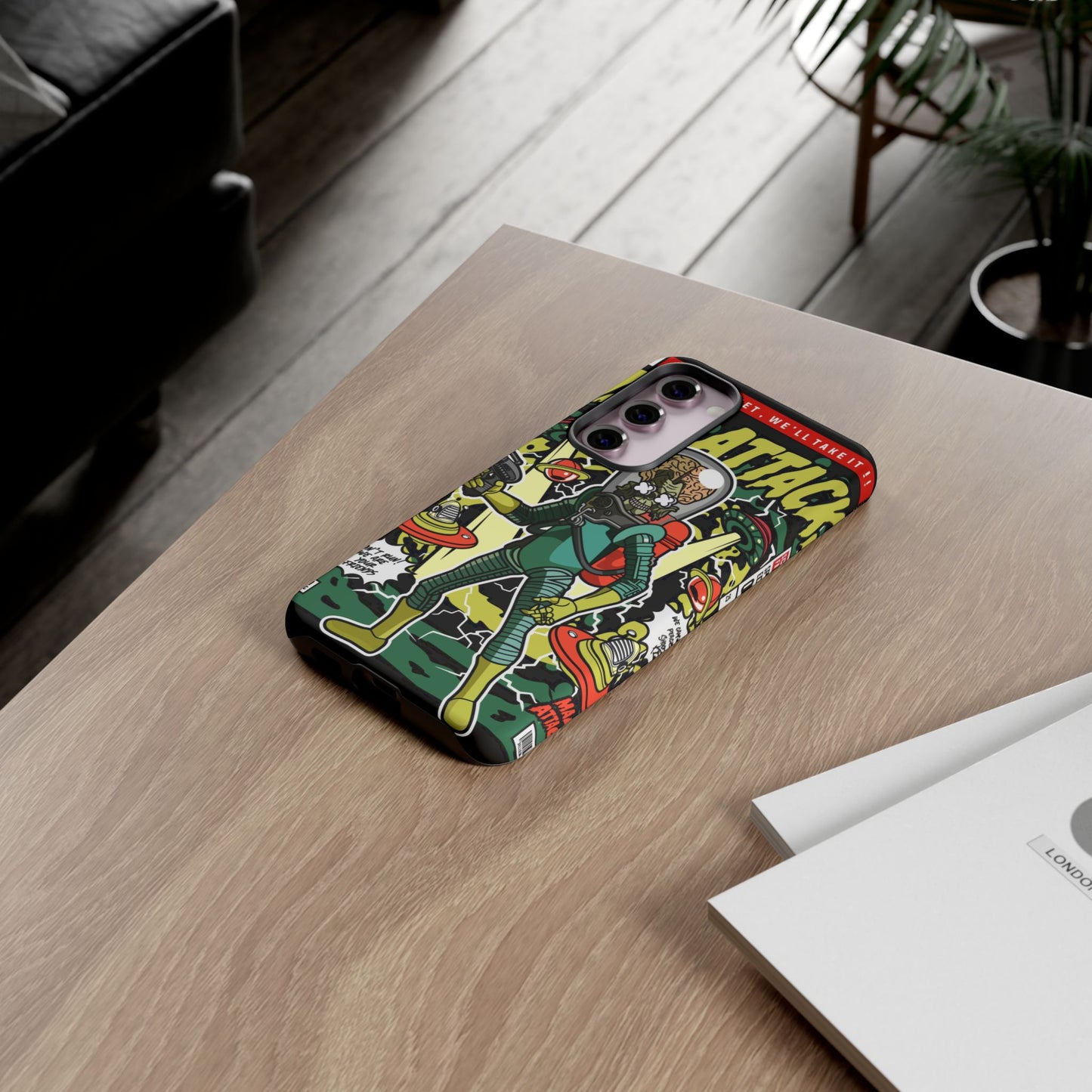 Mars Attack Comic Phone Case