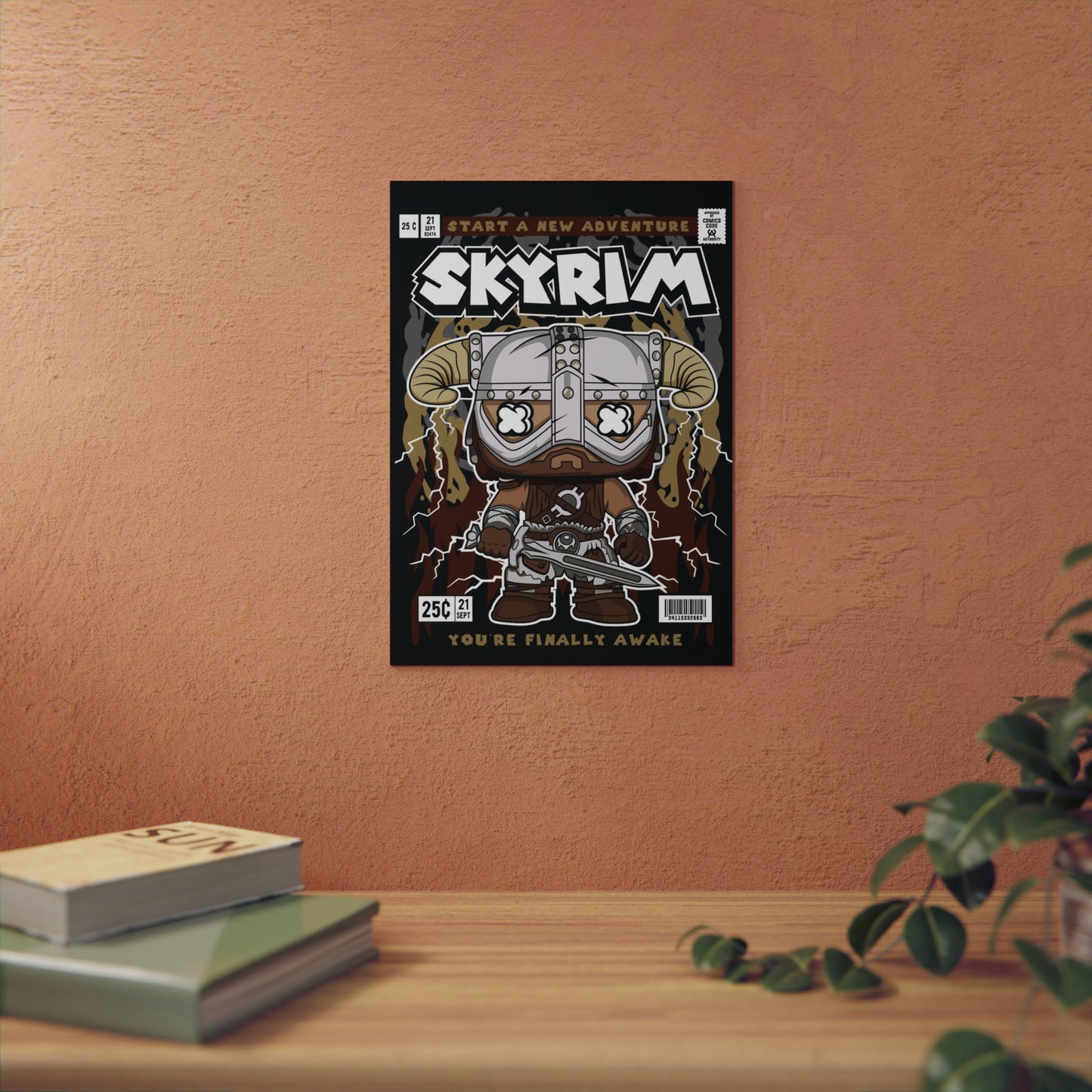 Skyrim Metal Poster
