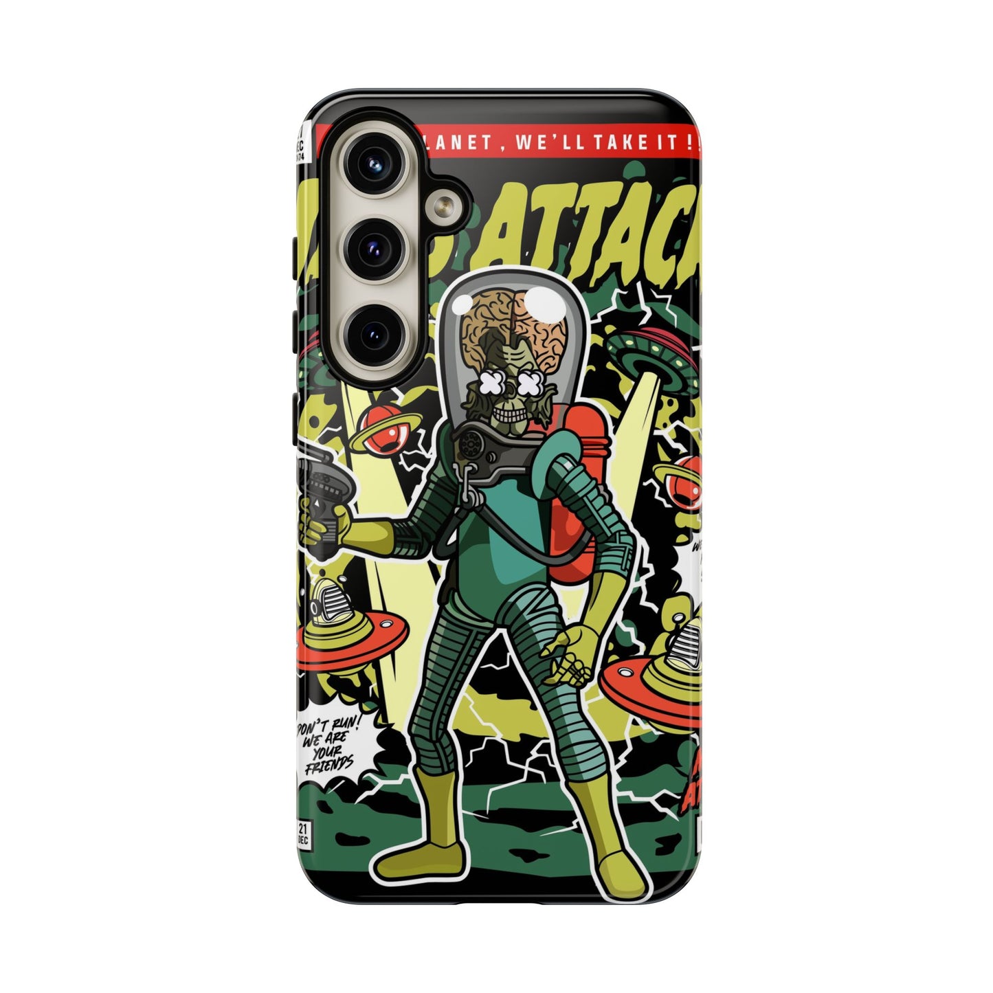 Mars Attack Comic Phone Case