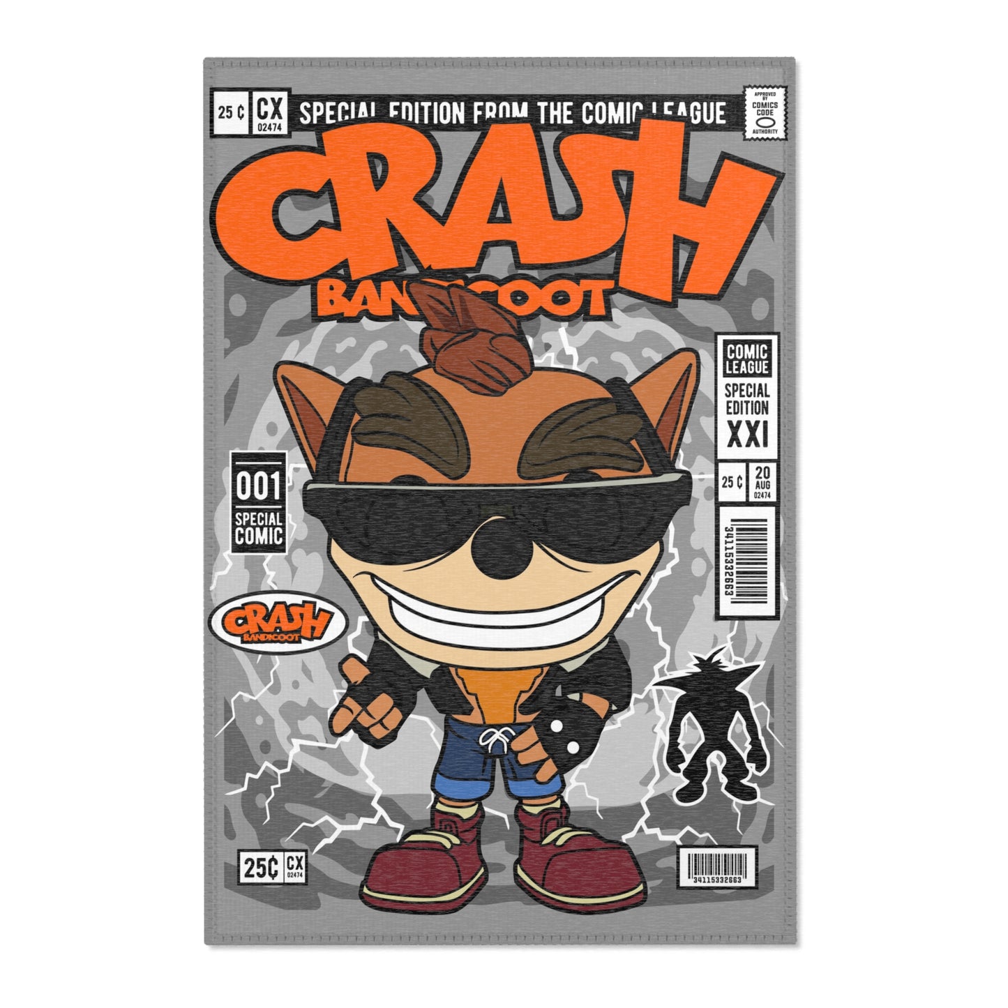 Biker Crash Rug