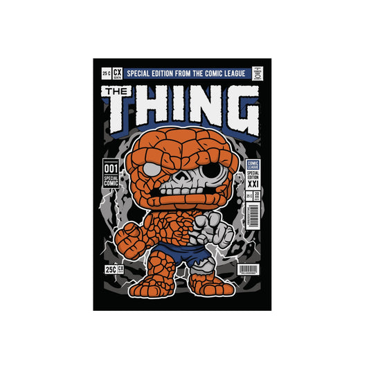 The Thing - Zombie Metal Poster