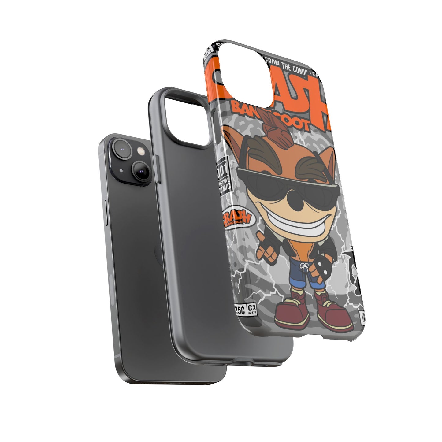 Biker Crash Phone Case