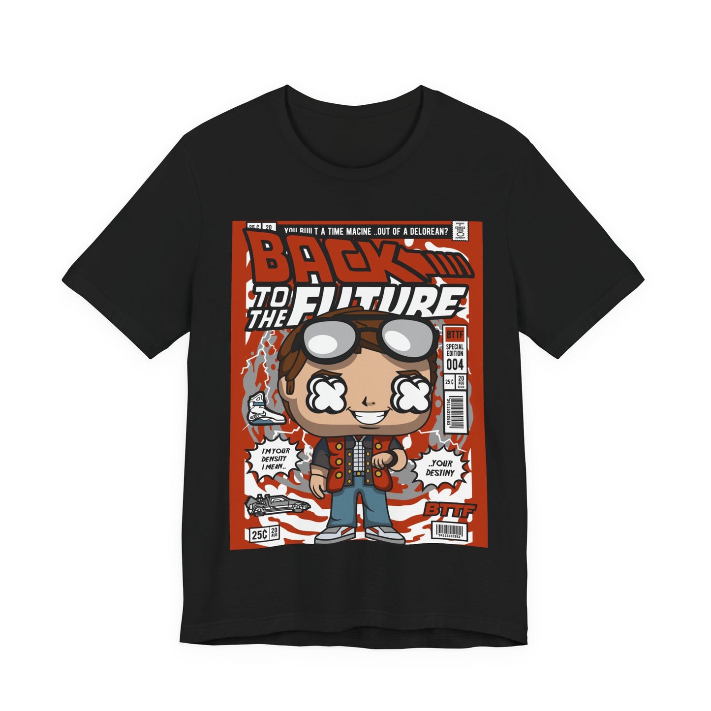 Marty Mcfly Comic T Shirt