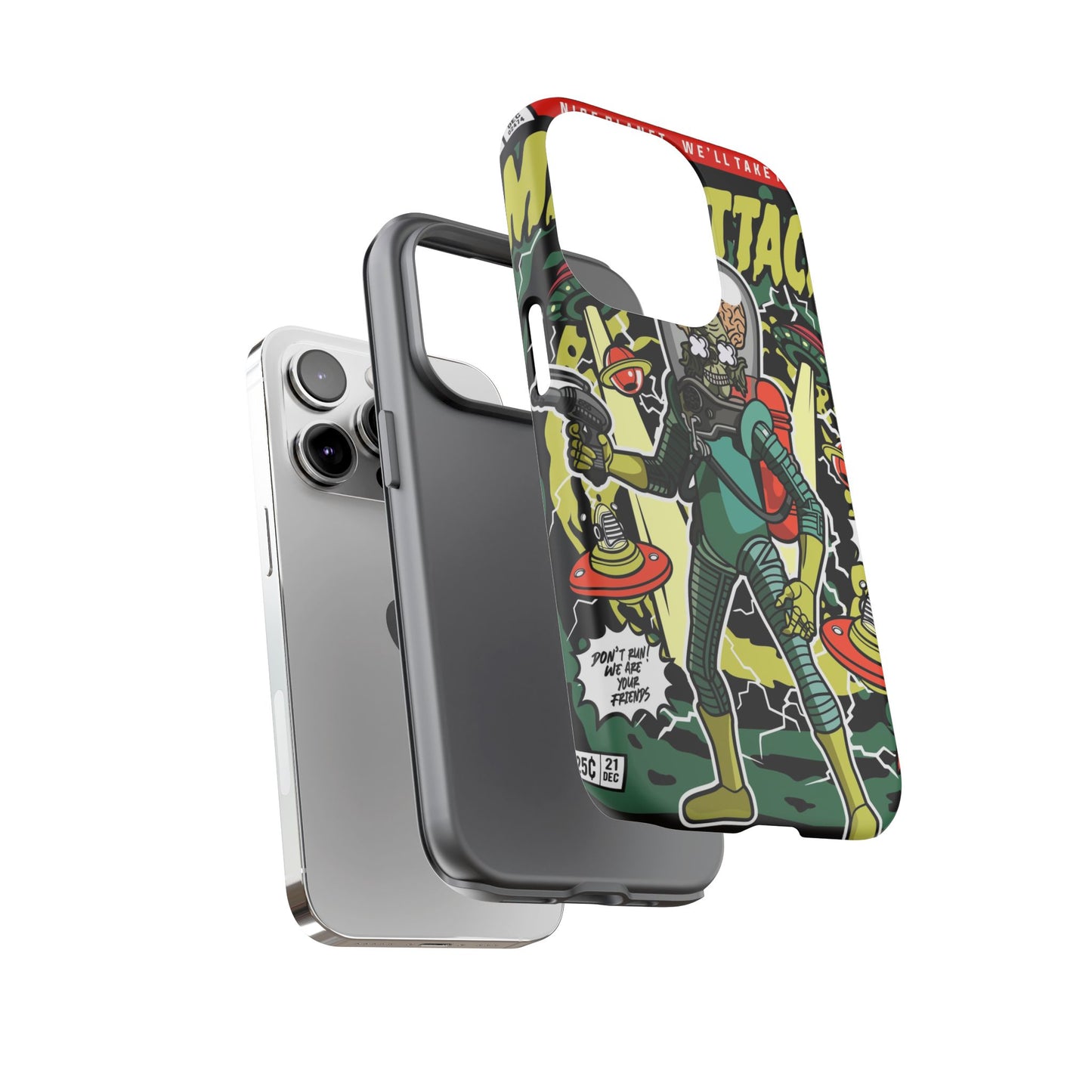 Mars Attack Comic Phone Case
