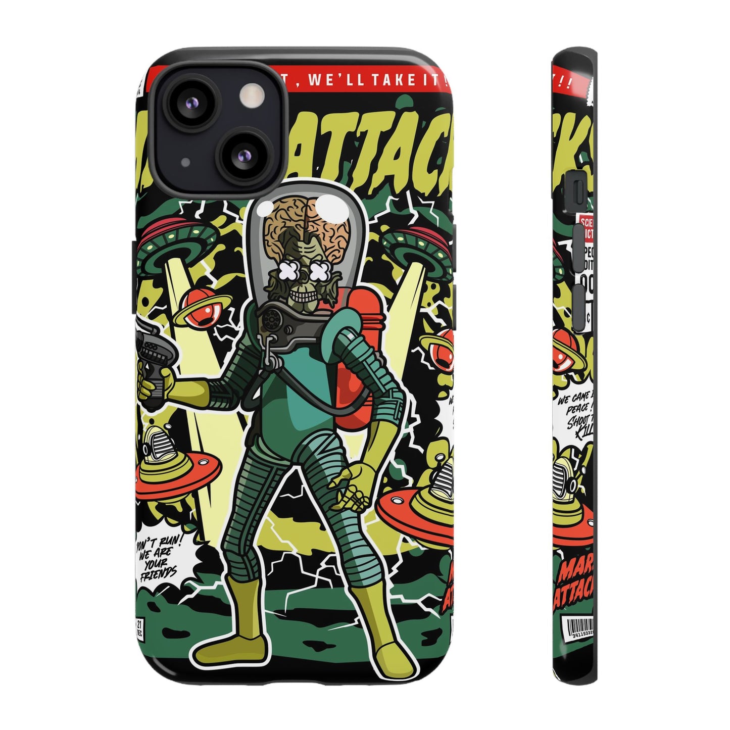 Mars Attack Comic Phone Case