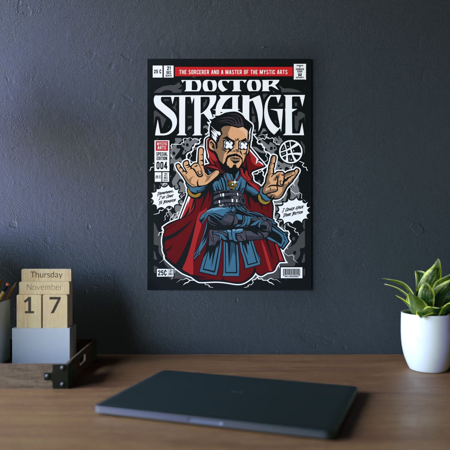 Dr Strange Metal Poster