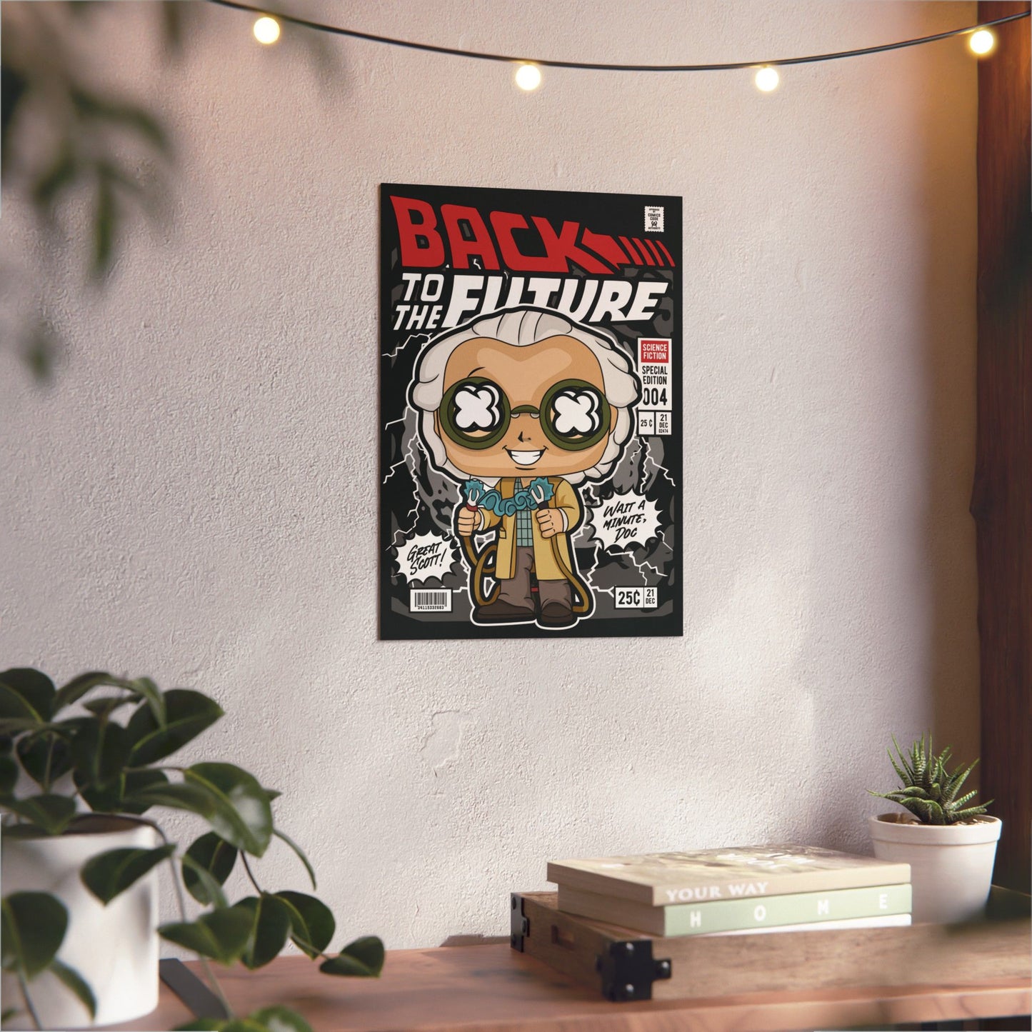 Dr Emmett Brown Metal Poster